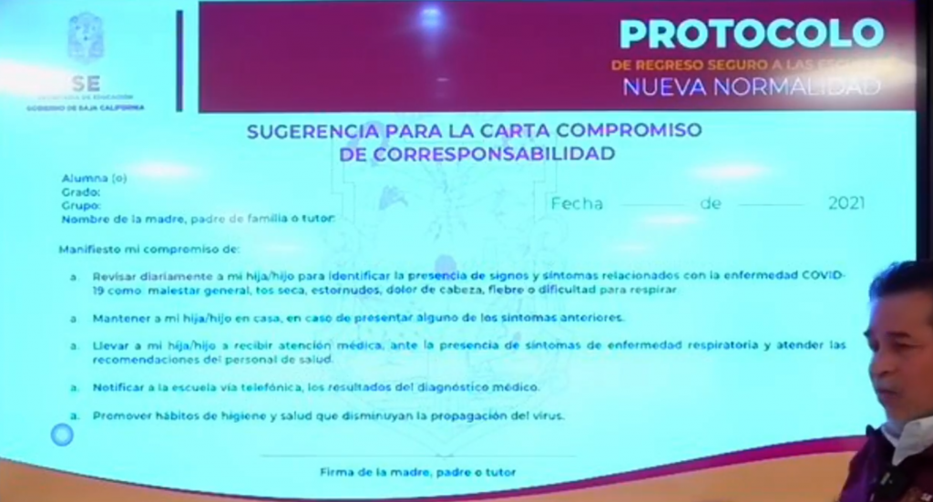 ASí SERá EL PROTOCOLO DE REGRESO A CLASES PRESENCIALES