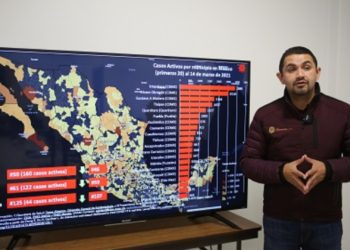 CUATRO MUNICIPIOS CON AUMENTO EN TASA DE CONTAGIOS DE COVID