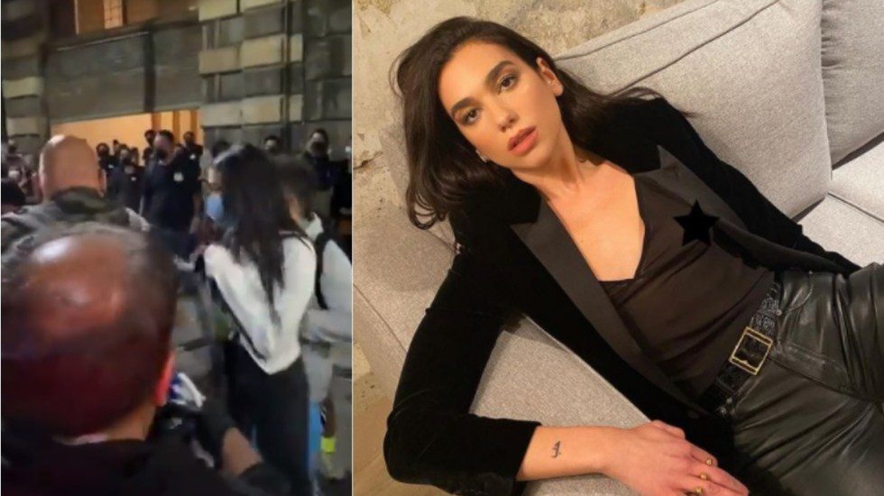 VIDEO: EMPUJAN A DUA LIPA EN CDMX, TEMEN NO REGRESE