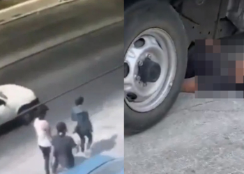 VIDEO: LADRONES INTENTAN HUIR, SU VíCTIMA LOS ATROPELLA Y MATA