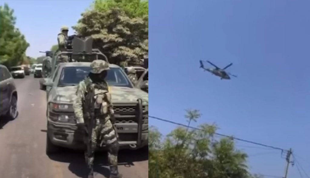 VIDEO:Así-dispararon-a-helicóptero-de-Ejército-tras-arresto-del-Mini- Gordo
