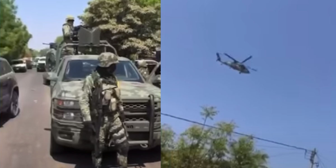 VIDEO:ASí DISPARARON A HELICóPTERO DE EJéRCITO TRAS ARRESTO DEL 'MINI GORDO'