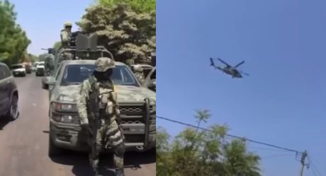 VIDEO:Así dispararon a helicóptero de Ejército tras arresto del 'Mini Gordo'