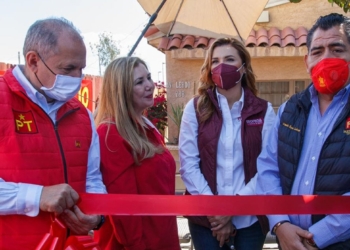 ASISTE MARINA DEL PILAR A INAUGURACIóN DE OFICINAS DEL PARTIDO DEL TRABAJO