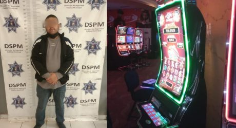 Sujeto arremete contra máquina de casino