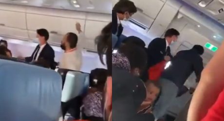 VIDEO: Pasajero ataca a tripulación y avión aterriza de emergencia