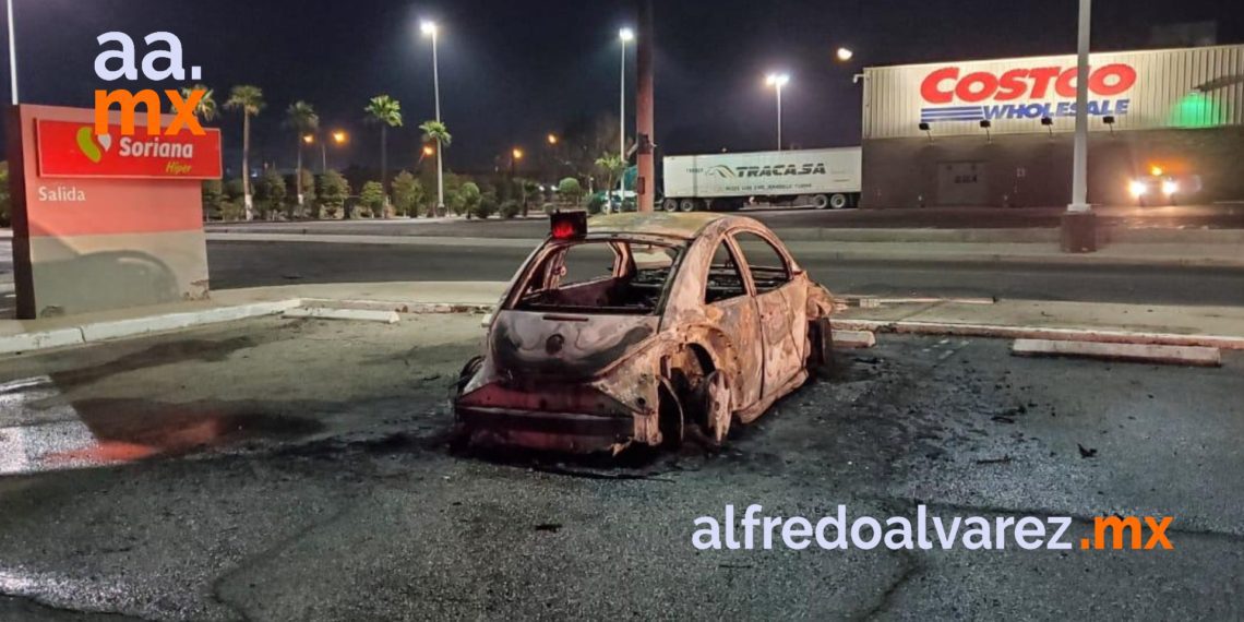 QUEMAN AUTO USADO PARA ATRACO MILLONARIO