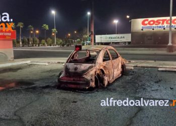 QUEMAN AUTO USADO PARA ATRACO MILLONARIO