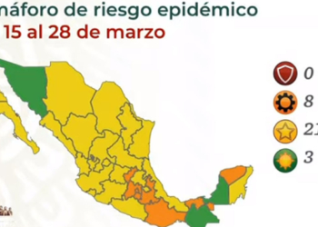 MéXICO SUMA 3 ESTADOS EN VERDE EN SEMáFORO EPIDEMIOLóGICO