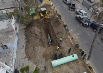 CESPT REPARA COLECTOR DE AGUAS RESIDUALES EN LA ZONA NORTE