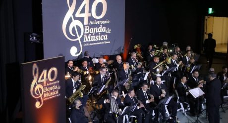 Reconocen trayectoria de Banda Musical Municipal en 40 aniversario