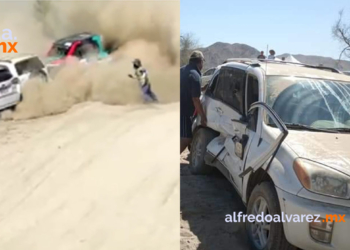 VIDEO: FUERTE CHOQUE EN LA BAJA 250