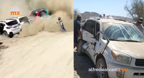 VIDEO: Fuerte choque en la Baja 250