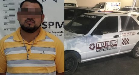 Le roban a jovencitos y huyen en taxi