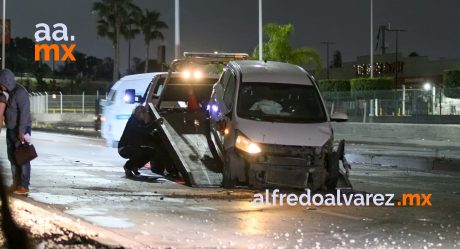 Pareja se impacta contra una palma en la Vía Rápida