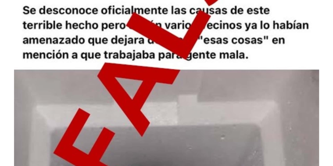 DESMIENTEN HOMICIDIO DE UN POLICíA MUNICIPAL