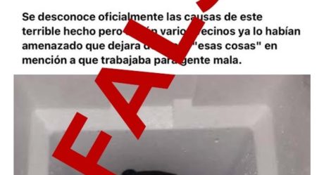 Desmienten homicidio de un policía municipal