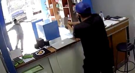 VIDEO: Intenta robar en local y dueño le dispara