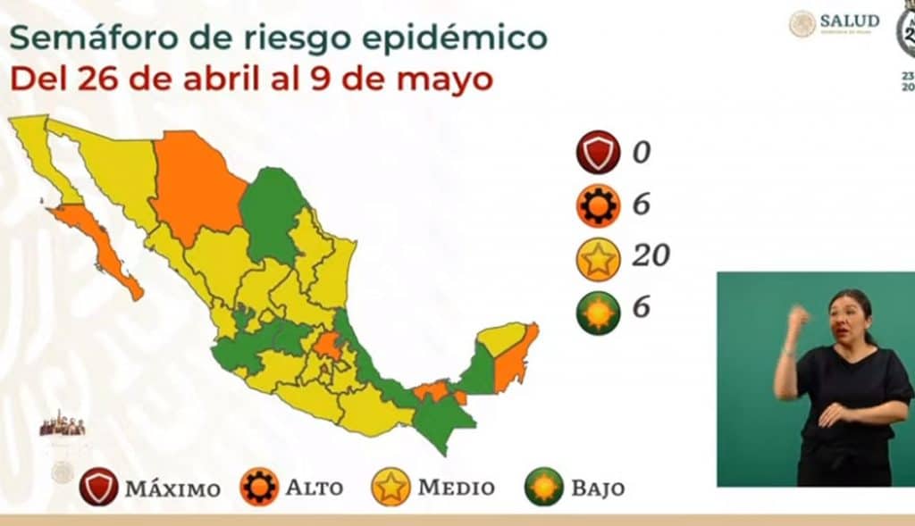 México-reduce-a-6-los-estados-en-verde-en-Semáforo-Epidemiológico