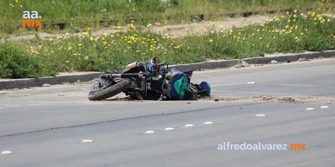 MOTOCICLISTA SE DECAPITA TRAS CHOCAR CON OBJETO FIJO