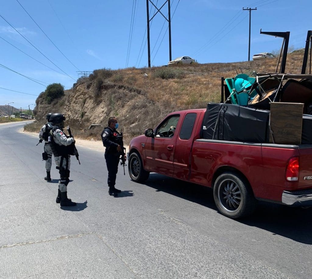 DESPLIEGAN OPERATIVO POLICIACO POR ZONAS VULNERABLES DE TIJUANA