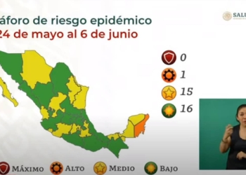 MéXICO SUMA 16 ESTADOS EN VERDE EN SEMáFORO EPIDEMIOLóGICO