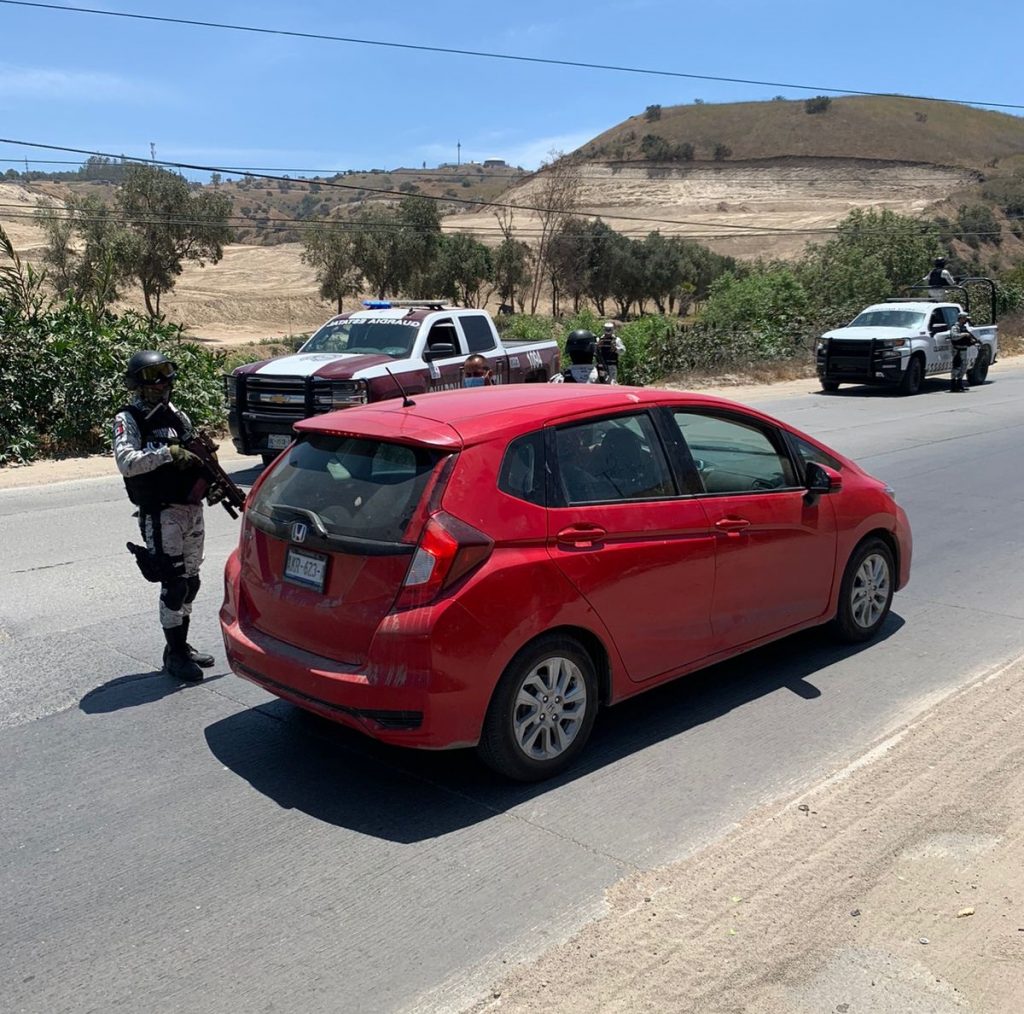 DESPLIEGAN OPERATIVO POLICIACO POR ZONAS VULNERABLES DE TIJUANA