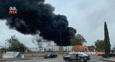 VIDEO: Se incendia recicladora en Tijuana