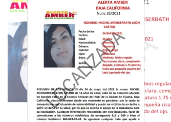 CANCELAN ALERTA AMBER POR MICHEL LEóN CASTRO