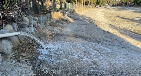 Inician llenado del lago del Parque Morelos