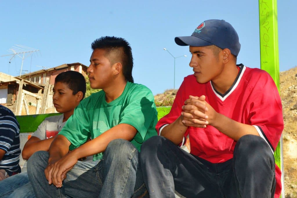 Jóvenes participantes del programa JCC