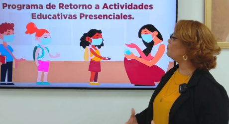 Presentan programa de retorno a clases presenciales