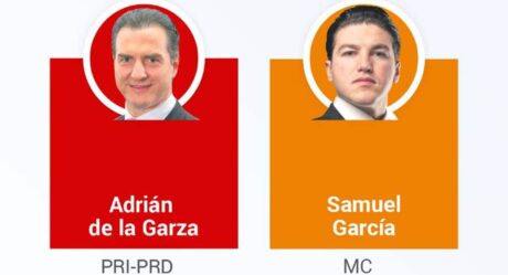 Elección cerrada entre Adrián de la Garza y Samuel García