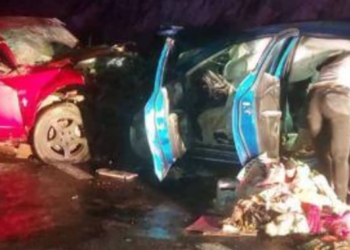 CHOQUE DEJA A AUTOMOVILISTA MUERTO Y CUATRO HERIDOS