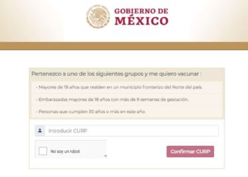 INICIA REGISTRO PARA VACUNA CONTRA COVID-19 PARA LOS DE 30 AñOS Y MáS