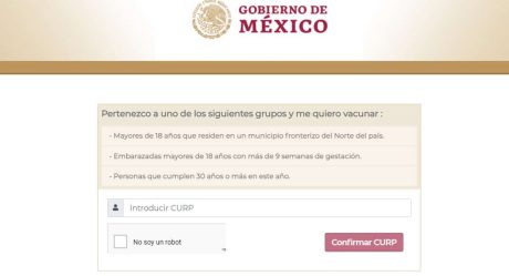 Inicia registro para vacuna contra Covid-19 para los de 30 años y más