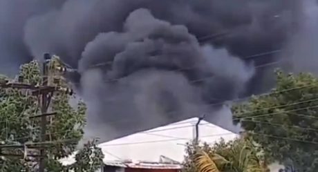 VIDEO: Se incendia fábrica de productos químicos; hay muertos