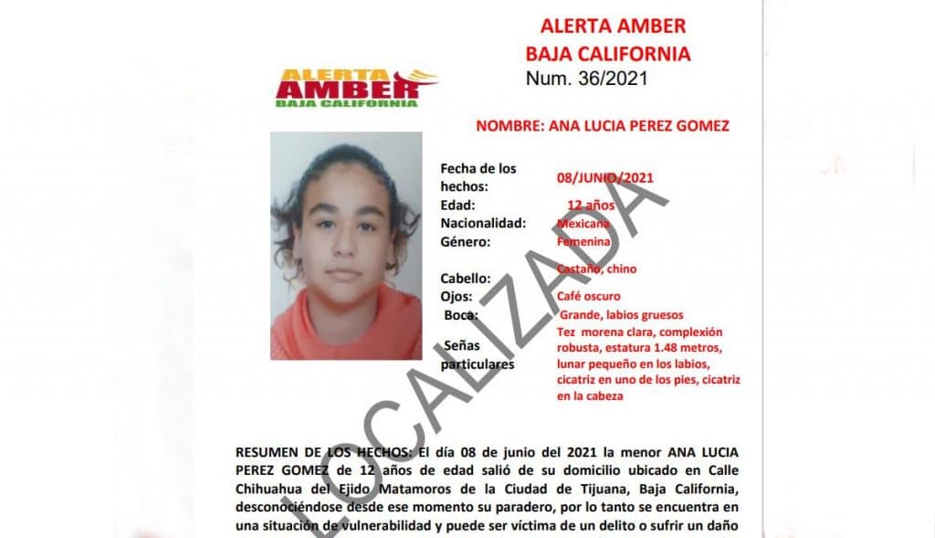 Cancelan-Alerta-Amber-Localizan-a-Ana-Lucia-Pérez-Gómez
