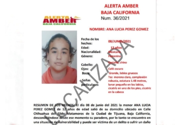 CANCELAN ALERTA AMBER; LOCALIZAN A ANA LUCIA PéREZ GóMEZ