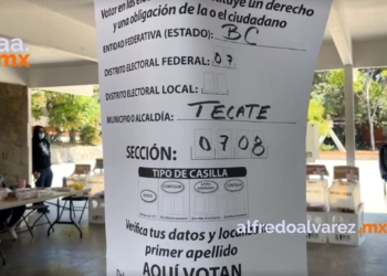 ERROR EN FOLIO DE BOLETAS ELECTORALES PARALIZA VOTACIóN