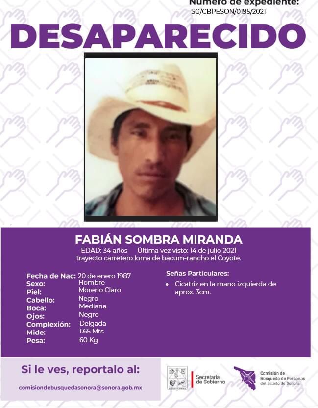 LO QUE SE SABE DE LOS DESAPARECIDOS DE LA TRIBU YAQUI