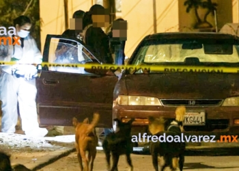 ASESINADO A BORDO DE UN AUTOMóVIL