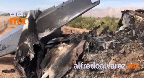 Hallan casquillos en zona donde cayó avioneta