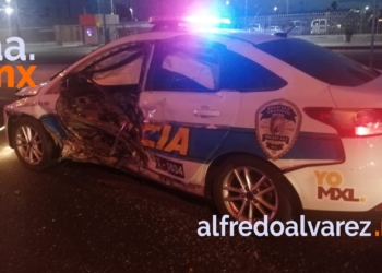 MOTOCICLISTA MUERE AL CHOCAR CON PATRULLA