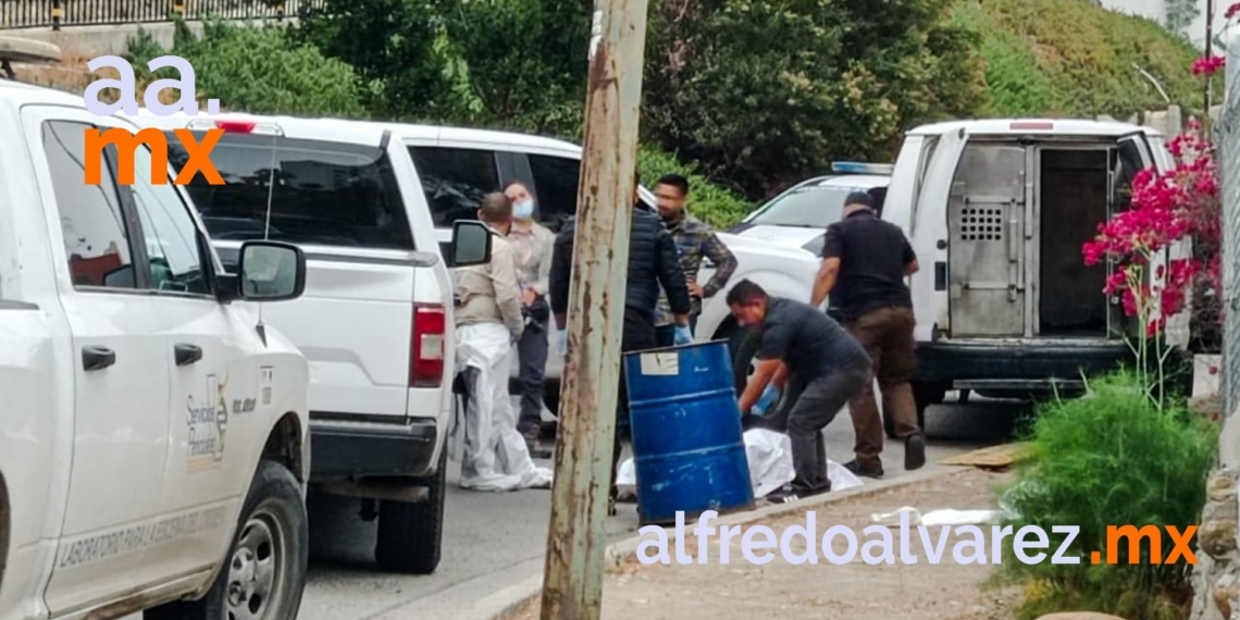 LOCALIZAN CADáVER EN TAMBO DE METAL EN LA CACHO