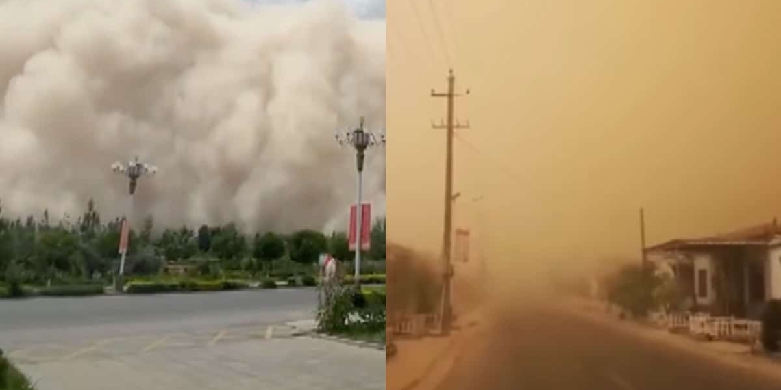 VIDEO: ENORME TORMENTA DE ARENA 'TRAGA' UNA CIUDAD