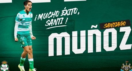 Santiago Muñoz jugará en el Newcastle de Inglaterra