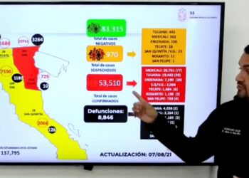 BAJA CALIFORNIA RETROCEDE A SEMáFORO AMARILLO