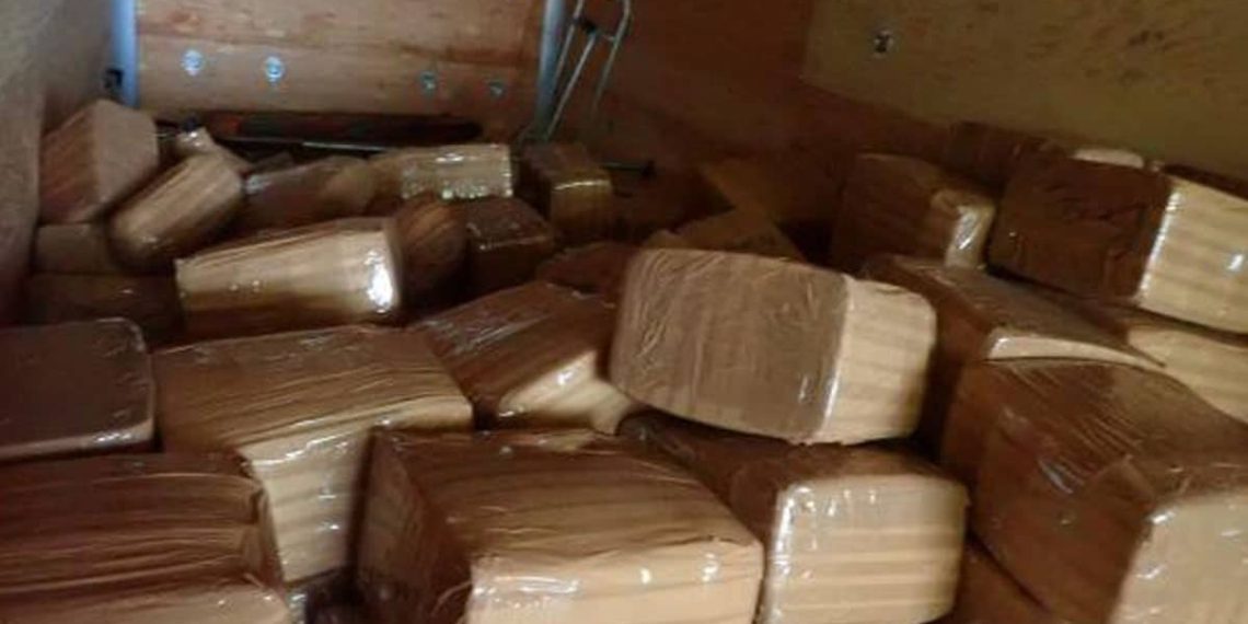 CONFISCAN MILLONARIO CARGAMENTO DE DROGA EN GARITA