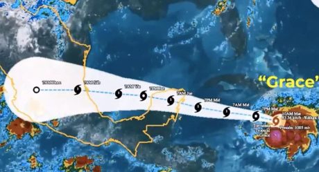 Alerta Verde en Quintana Roo por tormenta tropical 'Grace'